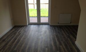 wood flooring in living room